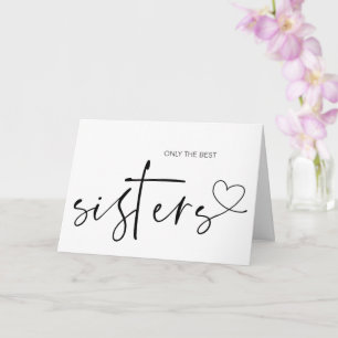 Pregnancy Baby Reveal Gift For My Sister New Aunty Card