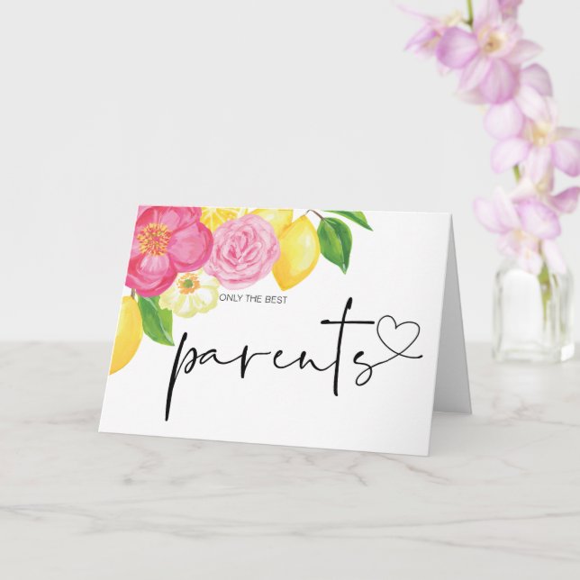 Pregnancy Baby Reveal Gift Parents Grandparents Card (Orchid)