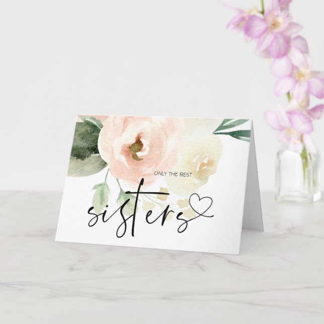 Pregnancy Baby Reveal Gift to Sister New Aunty Card (Orchid)