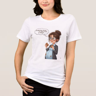 “Pregnancy Brain Funny T-Shirt | Cute Maternity  Tri-Blend Shirt