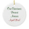 Pregnancy Christmas Ornament - Reindeer Expecting