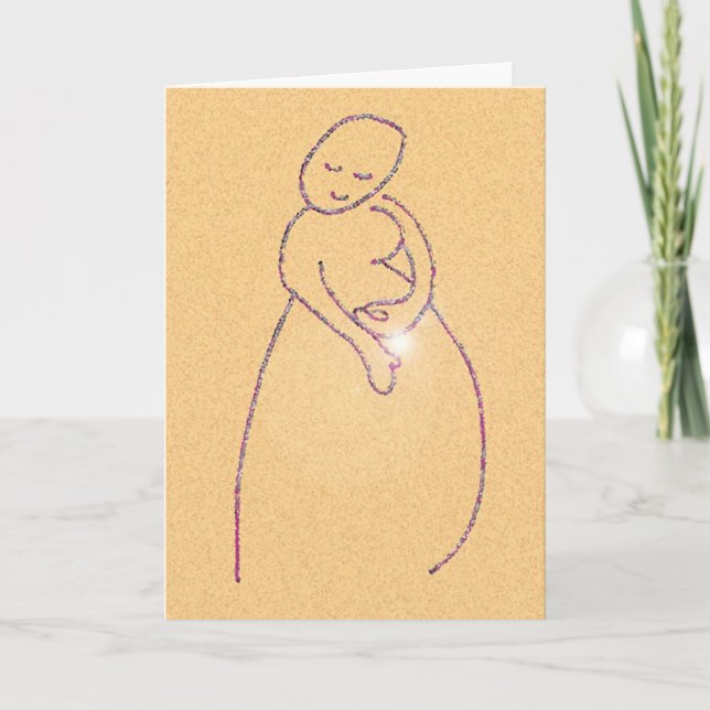 Pregnancy congratulations card (Front)