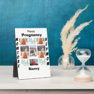 Pregnancy custom 11 Photo Collage Plaque