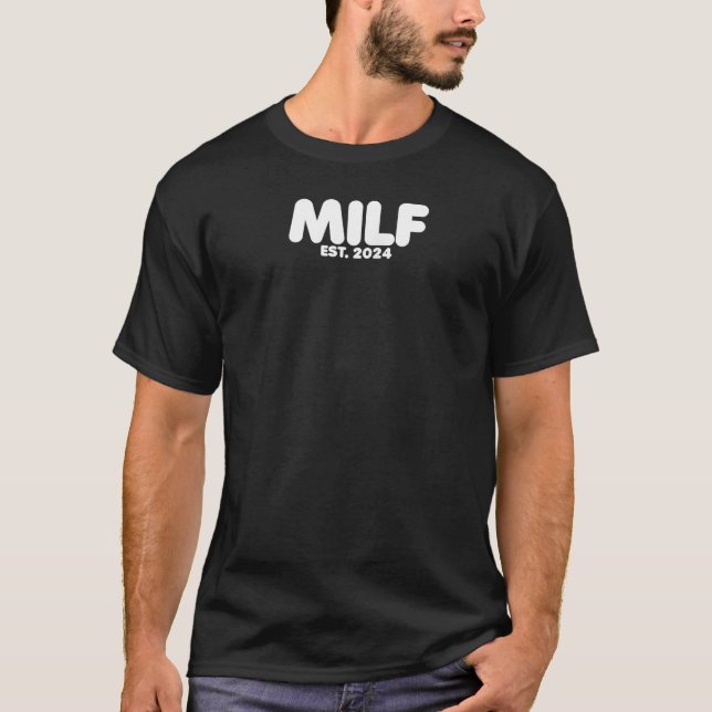 Pregnancy Future MILF Mum Expecting Raglan Basebal T-Shirt (Front)