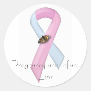 Pregnancy & Infant Loss Awareness Classic Round Sticker