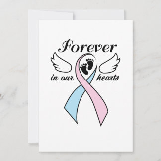 Pregnancy Infant Loss Awareness Forever In Hearts Announcement