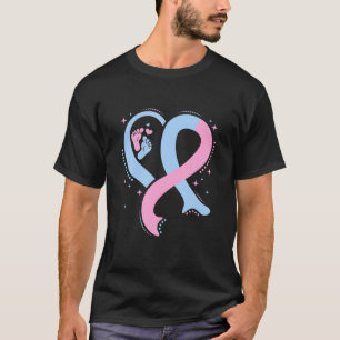 Pregnancy Infant Loss Awareness Ribbon Miscarriage T-Shirt
