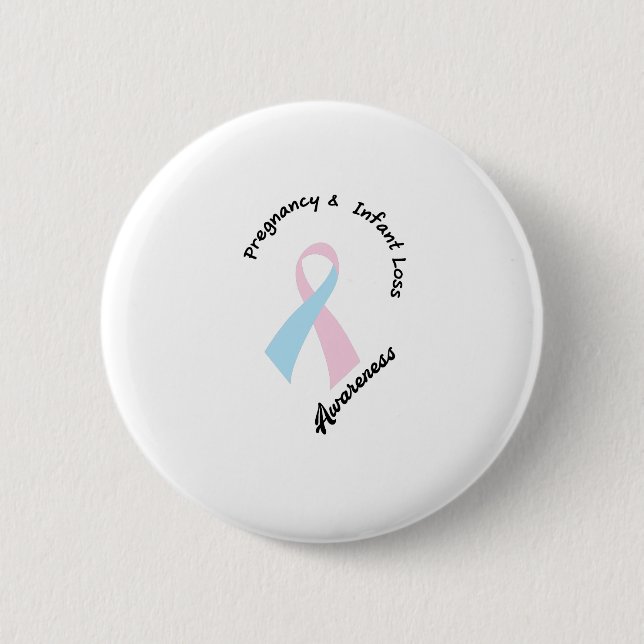 Pregnancy Infant Loss Awareness Support 6 Cm Round Badge (Front)