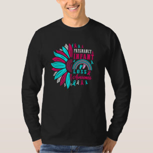 Pregnancy Infant Loss Awareness Warrior Rainbow Mi T-Shirt