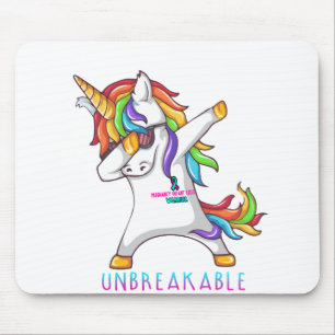 Pregnancy Infant Loss Warrior Unbreakable Mouse Mat