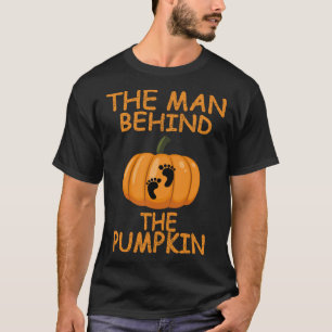 Pregnancy Man Pumpkin Funny Party t-shirt