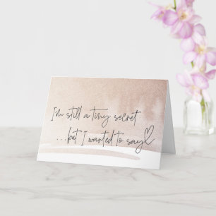 Pregnancy New Baby Reveal For Family and Friends C Card