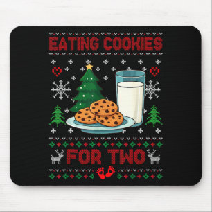 Pregnancy New Mom Baby Pregnant Christmas Couples Mouse Mat