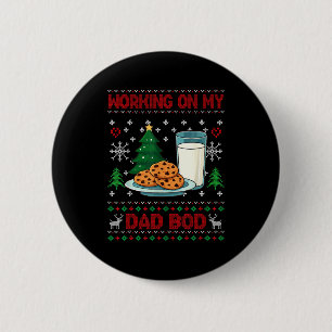 Pregnancy New Mom Baby Pregnant Christmas Matching 6 Cm Round Badge