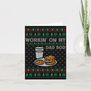 Pregnancy New Mom Baby Pregnant Christmas Matching Card