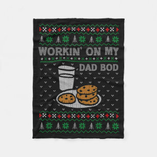 Pregnancy New Mom Baby Pregnant Christmas Matching Fleece Blanket