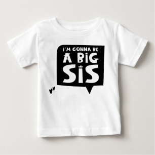 pregnancy notice: I'm gonna be a piglet SIS Baby T-Shirt