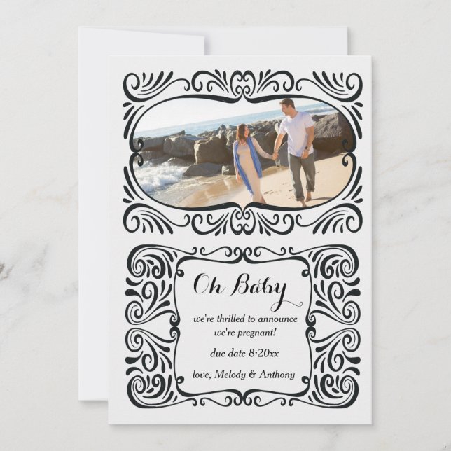 Pregnancy Photo Announcement (Front)