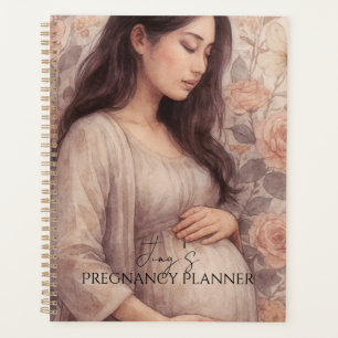 Pregnancy Planner, Asian Pregnant Woman Planner