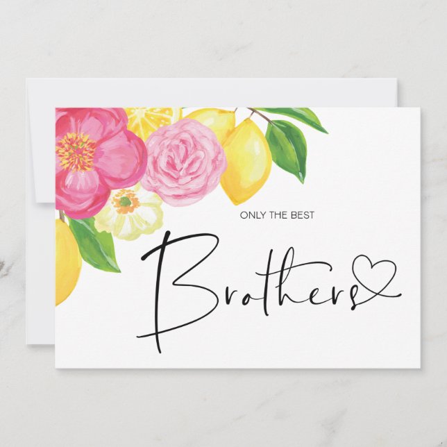 Pregnancy Reveal Brother New Uncle Baby Card (Front)