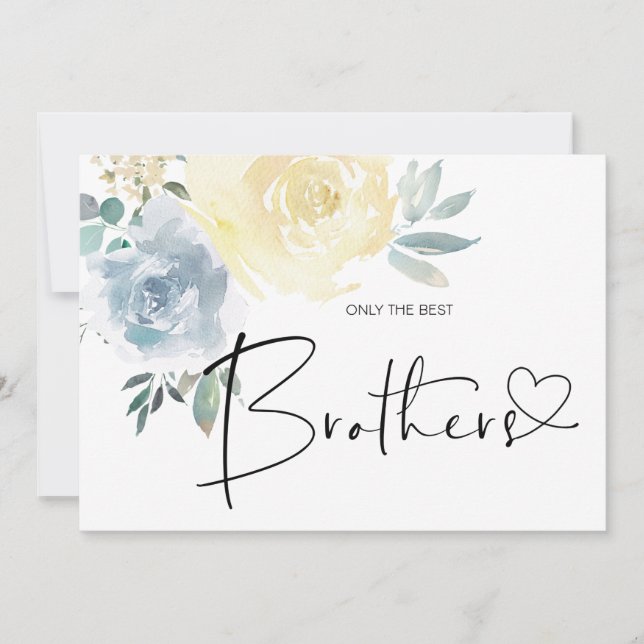 Pregnancy Reveal Brother Uncle Baby Announcement (Front)