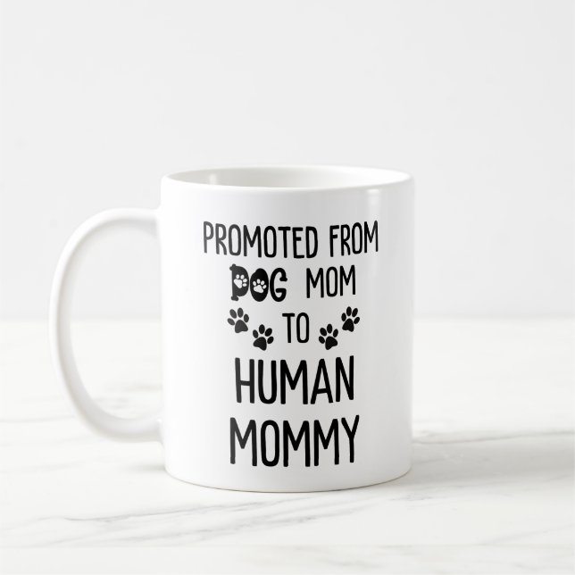 Pregnancy Reveal Coffee Mug (Left)