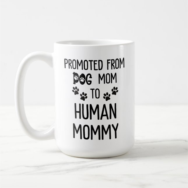 Pregnancy Reveal Coffee Mug (Left)