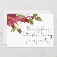 Pregnancy Reveal For Parents We're Expecting Baby