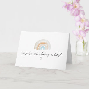 Pregnancy Reveal Grandparents to Be I'm Pregnant Card