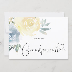 Pregnancy Reveal Great Grandparents New Baby Card