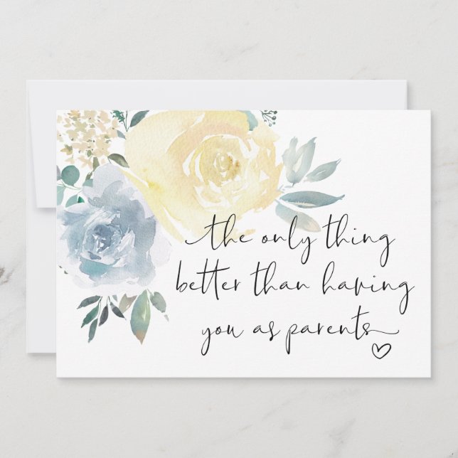 Pregnancy Reveal New Grandparents I'm Pregnant Card (Front)