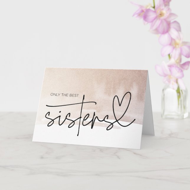 Pregnancy Reveal Sister Aunt to Be I'm Pregnant Ca Card (Orchid)