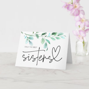 Pregnancy Reveal Sister Aunt to Be I'm Pregnant Card