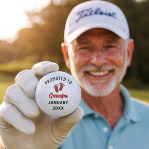 Pregnancy Reveal To Grandparents Baby Announcemet  Golf Balls