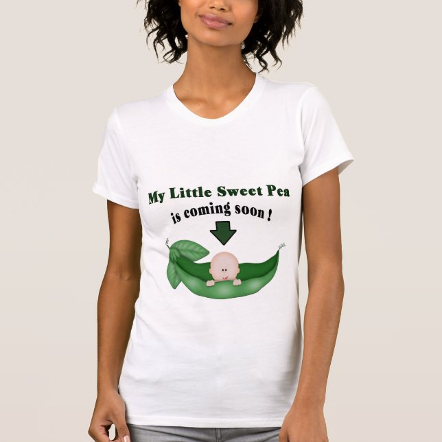 Pregnancy T-Shirt Sweet pea (Front)