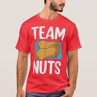 Pregnancy Team Nuts Baby Shower Team Boy Funny Gen T-Shirt