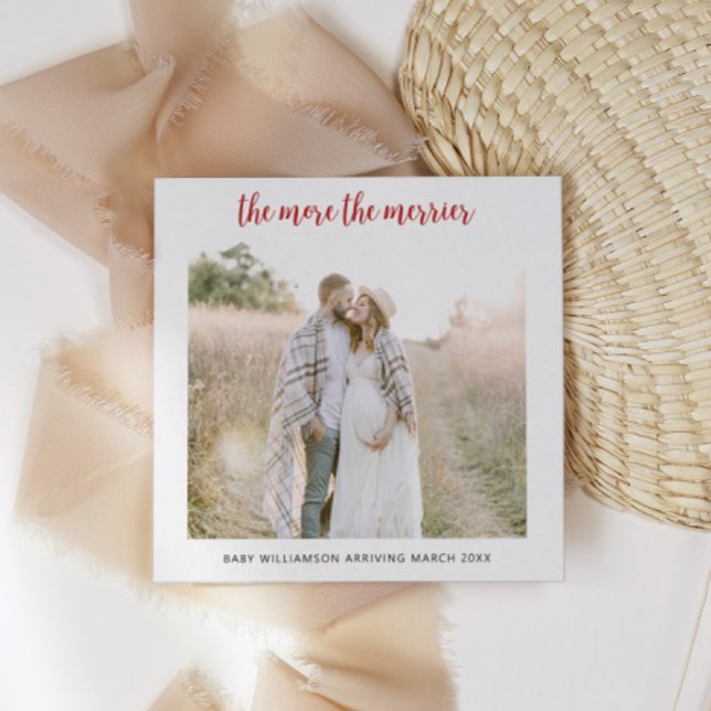 Pregnancy The More The Merrier | Holiday Card (Creator Uploaded)