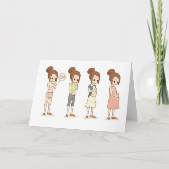 Pregnancy Trimesters Card (Front)