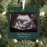 Pregnancy Ultrasound Photo First Christmas Holiday