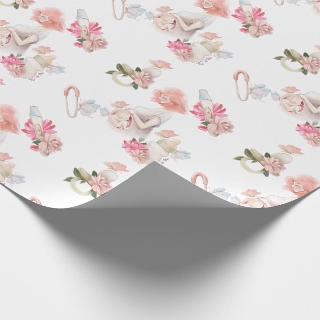 Pregnancy Wrapping Paper  (Corner)