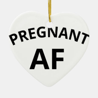 Pregnant AF Ceramic Tree Decoration