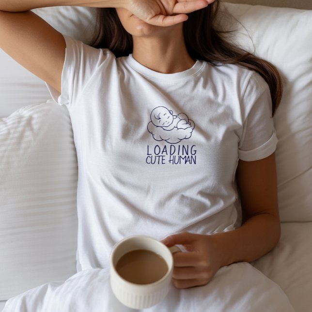 Pregnant First Mothers Day blue T-Shirt (Creator Uploaded)