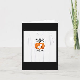 Pregnant Halloween Mommy's Little Pumpkin Coming S Card