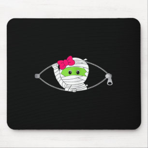 Pregnant Halloween Mouse Mat