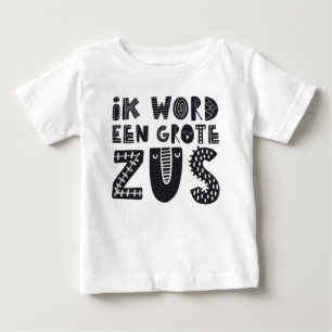 Pregnant: I become a large sister Baby T-Shirt