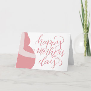 Pregnant Mama, Mother   Happy Mother's Day Card