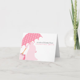 Pregnant Mum Baby Shower Thank You Notes