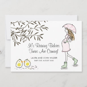 Pregnant Mum Pregnancy Announcement Twins