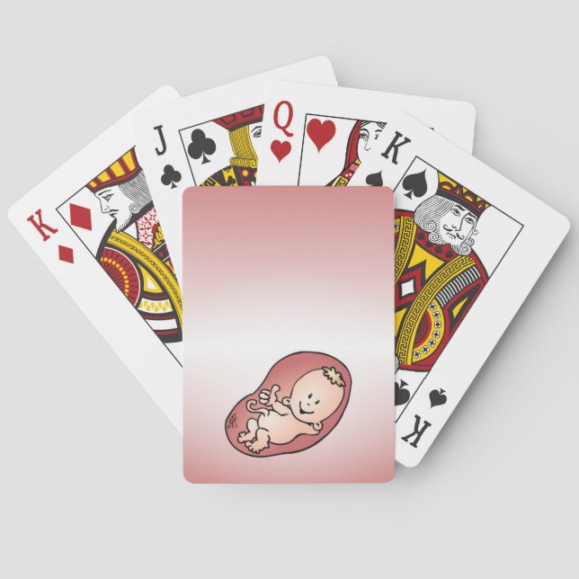 Pregnant - Pregnancy Playing Cards (Back)