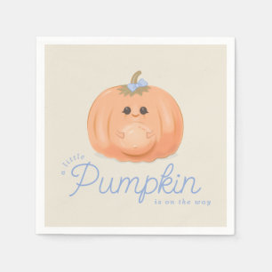 Pregnant Pumpkin Baby Shower Little Pumpkin Napkin